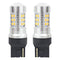 Set becuri auto cu LED CANBUS, 3030, 24SMD, compatibil T20, 7440, WY21W, Portocaliu, 12V / 24V, destinat competitiilor auto sau off-road